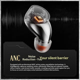 SONGX Ling Cage Collaboration Touch Screen Bluetooth Earphones ANC Active Noise Cancelling
