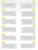 Wenshao Weiße Jade-Tastenkappen Aifei-Tastenkappen ATK68-Tastenkappen Wooting-Tastenkappen Durchscheinende Tastenkappen 