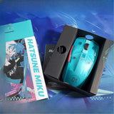Moeyu Miku Theme Wireless Mouse Esports Heart Series Lightweight Full Function Rgb Lighting