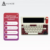 AJAZZ AKP846 Wired Mechanical keyboard with 10.1inch Touch Screen Hot Swap Gasket Structure