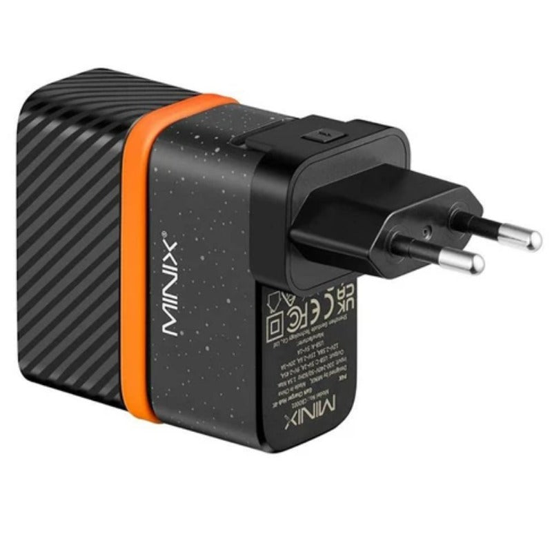 MINIX P4K Wall Charger Hub Power Supply Adapter PD-60W Fast Charging Type-C Port