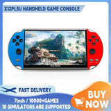 X12 Plus Video Handheld Game Console 7.0 Inch HD Screen Portable Audio Video Player Classic Play Built-in10000+ Free Games