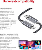 USB C to USB C 3.2 Cable (4.92ft1=1.5m/100W/20Gbps), USB C 3.2 Gen 2×2 Cable for HDR Video Output, PD Fast Charging Compatible with MacBook Air Pro Yoga 27 Dell LG 4K 2K Type C Display Monitor