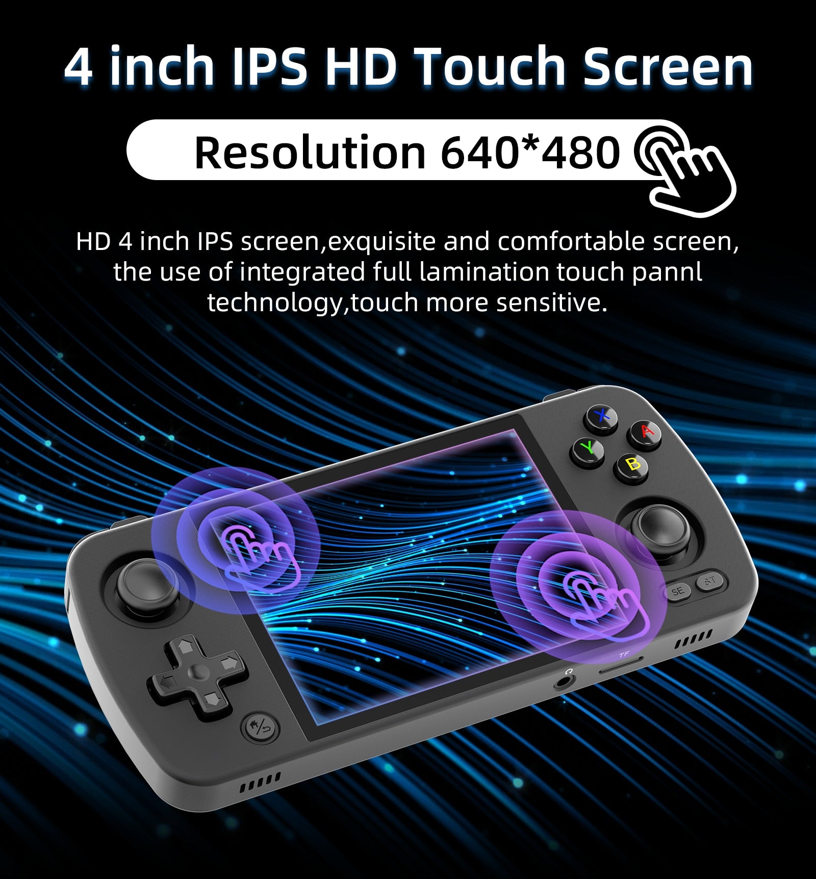 ANBERNIC RG405M Retro Handheld Game Console Android 12 4 inch IPS