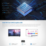BMAX B2 Mini PC Windows 10 Intel Celeron N3450 8GB LPDDR4 128GB SSD Intel HD Graphics 500
