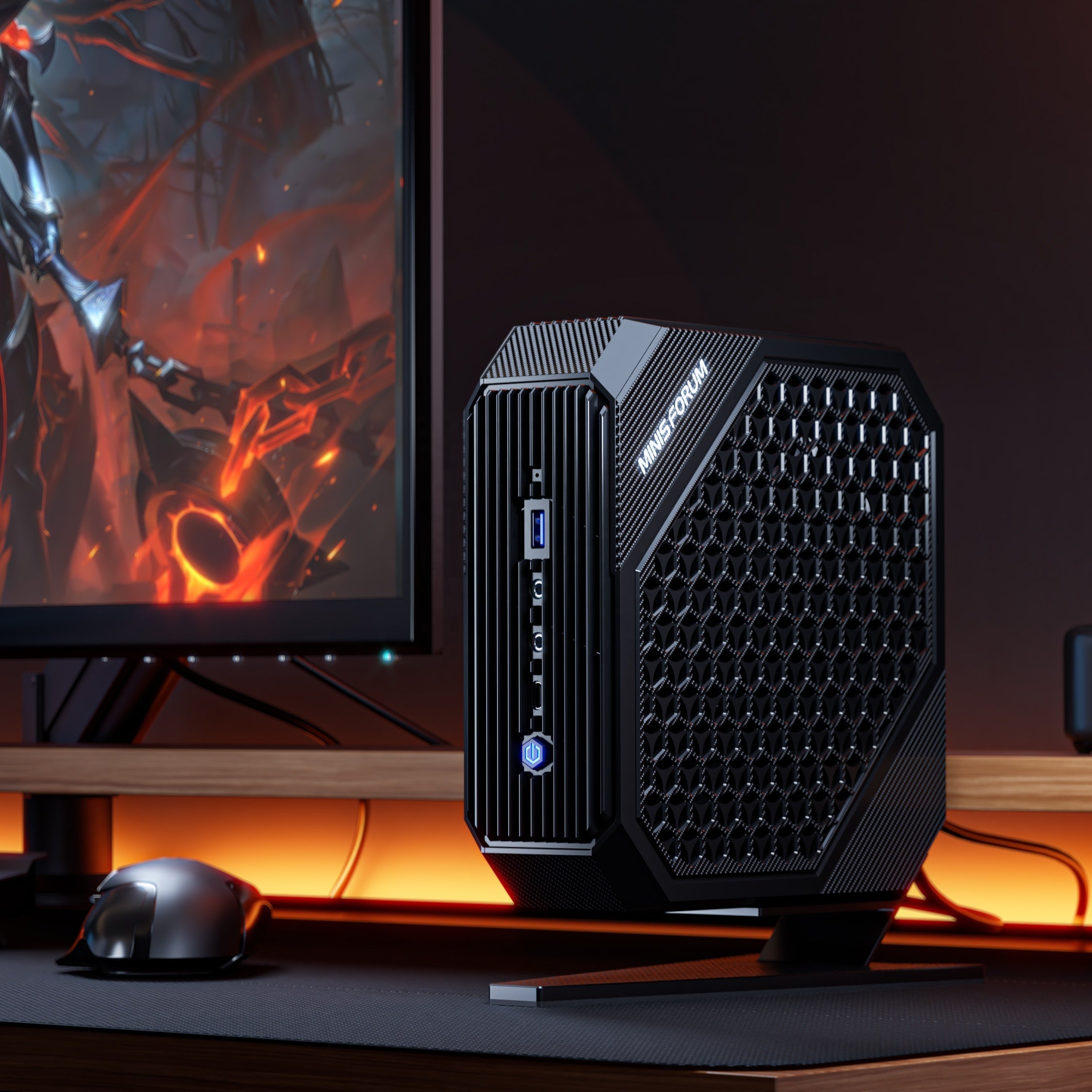 2023 MinisForum HX99G Mini PC Windows 11 AMD Ryzen 9 6900HX AMD Radeon RX  6600M DDR5 32GB 512GB SSD USB4 Desktop Gaming Computer - AliExpress