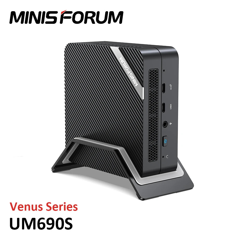 MINISFORUM UM690S Mini PC AMD Ryzen 9 6900HX Windows 11 DDR5 32GB 1TB SSD