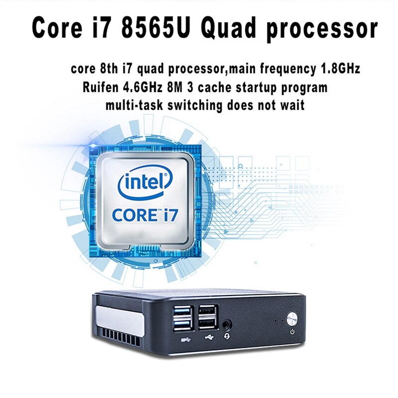 Buy i7 pfsense mini pc i7 mini pc kettop-mi4500l