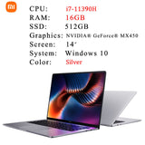 Xiaomi Mi Laptop Pro 14 intel Notebook Enchanced Edition i7-11390H/i5-11320H 16GB 512GB SSD 120Hz 2.5K Screen Computer