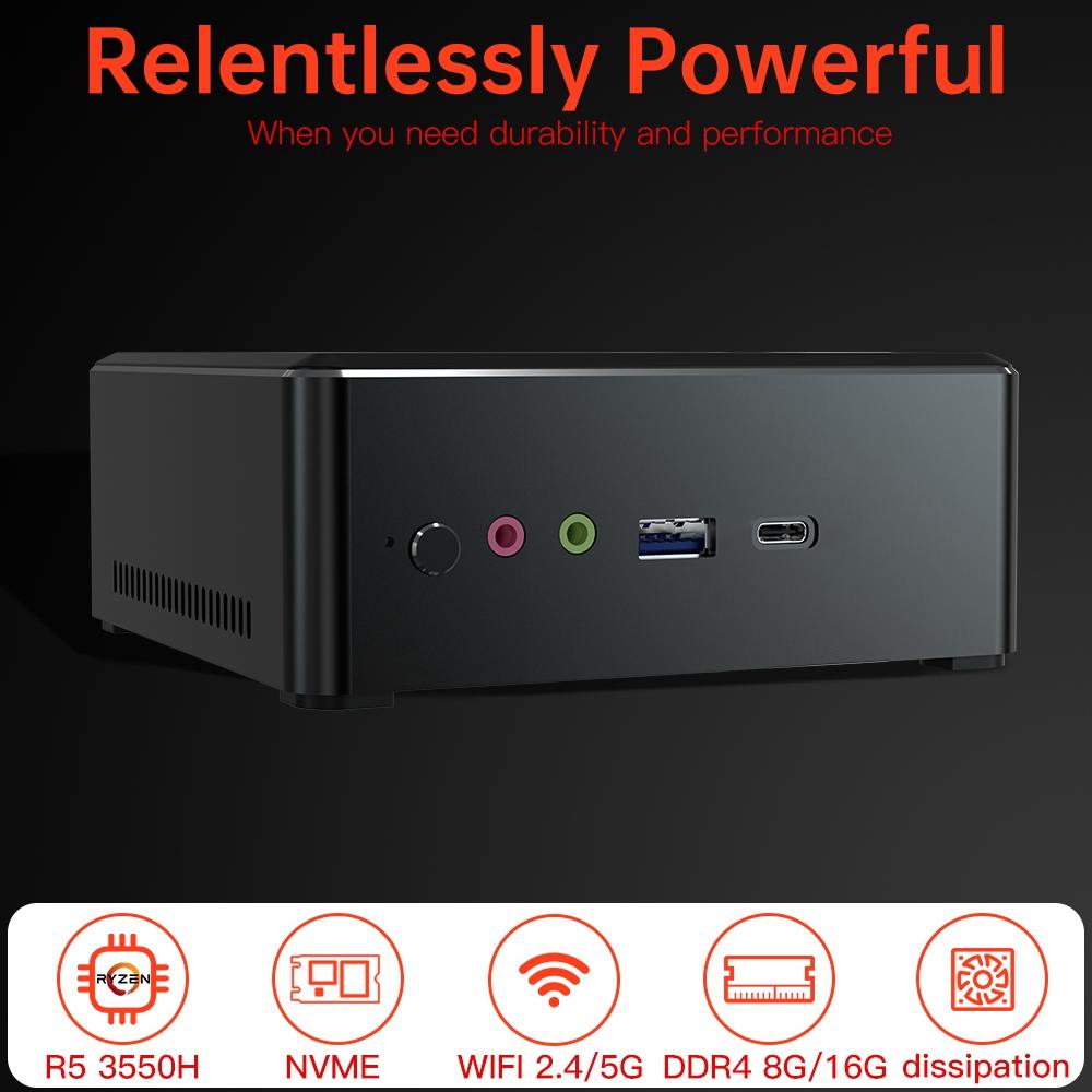 AMD Ryzen 7 7735HS MINI PC Windows 11 Pro DDR5 16GB 500GB NVME SSD PCle  WIFI BT5.0 4K 60Hz Desktop MINI PC Gamer Computer - AliExpress