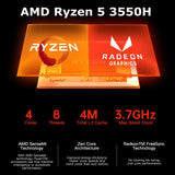 T-bao MN35 MINI PC AMD Ryzen 5 3550H 16GB DDR4 512GB NVME SSD Windows 10 for Gamer Computer