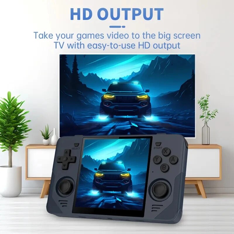 POWKIDDY RGB30 Retro Game Console 720*720 4 Inch Ips Screen Built-in WIFI RK3566