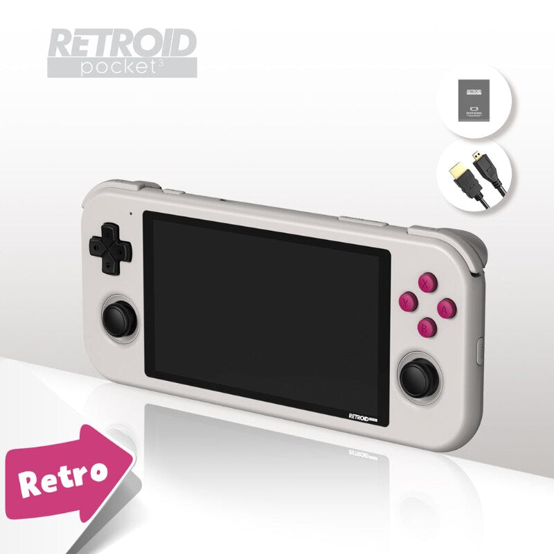 Retroid Pocket 3 Handheld Game Console 4.7Inch Touch Screen Android 11 720P  HD Output Steam - Retro / ROM 2G
