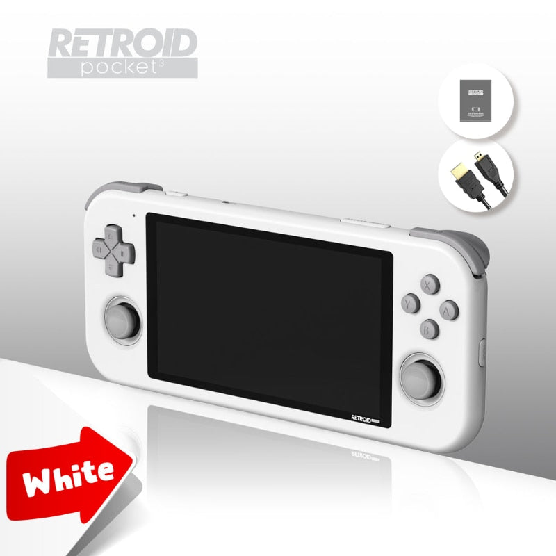 Retroid Pocket 3 Handheld Game Console 4.7Inch Touch Screen Android 11 720P HD Output Steam