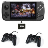 X39 4.3Inch IPS Screen Open Source Retro Video Game Console Quad Core PS1,Arcade Support Wired Controller Handheld Game Players
