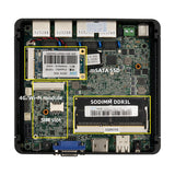 XCY X30 Firewall Mini PC Intel Celeron J1900 4x GbE i211AT Ethernet Gateway VPN Router Pfsense OPNsense