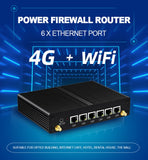 XCY X34 Mini PC Firewall Appliance Intel Core i5 5405U 6x Gigabit Ethernet i211 NIC 3G 4G LTE WiFi