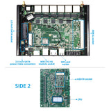 XCY X34 Mini PC Firewall Appliance Intel Core i5 5405U 6x Gigabit Ethernet i211 NIC 3G 4G LTE WiFi