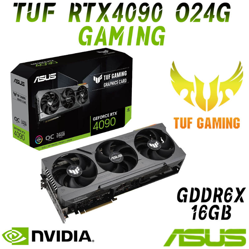 ASUS TUF RTX 4090 O24G GAMING Graphics Card GDDR6X 24GB Video Cards GPU 384Bit
