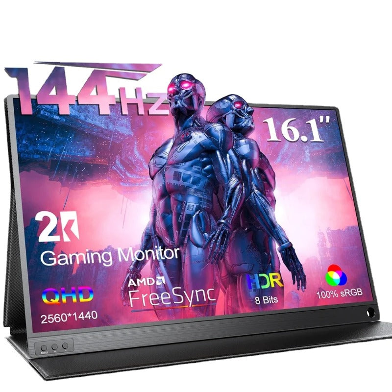 16.1 Inch 2K 144Hz Gaming Monitor Portable Laptop Display